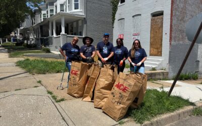 Morgan Stanley Volunteers Help Beautify the Walbrook Community